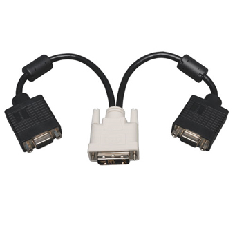 DVI to VGA Y Splitter Adapter